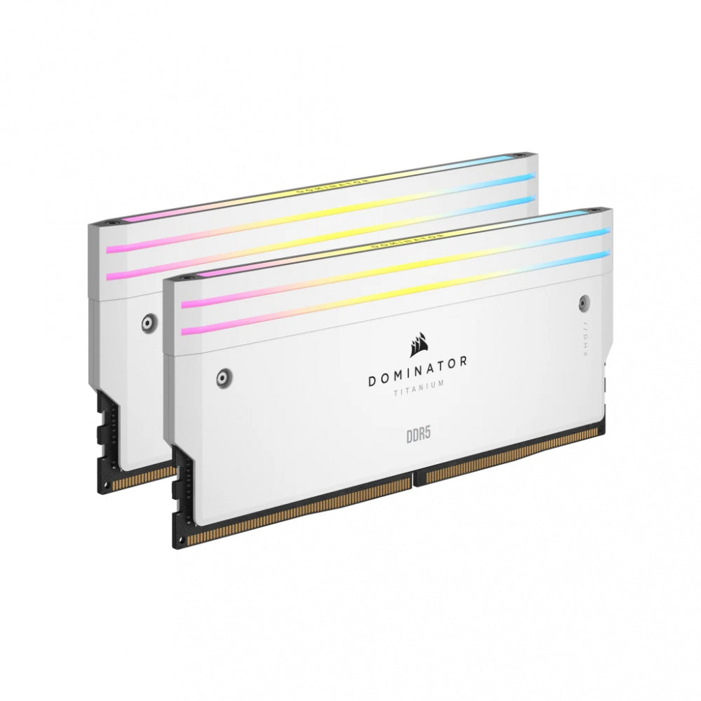 Kit Memoria RAM Corsair Dominator Titanium White DDR5-7000MHz-48GB-2x24GB