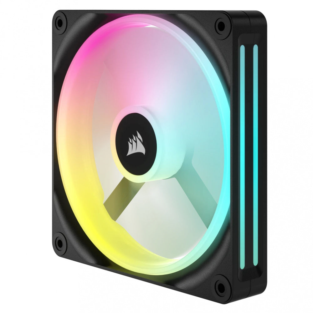 Kit De 2 Ventiladores Corsair iCUE LINK QX140 RGB - 140mm - 2000RPM - Negro