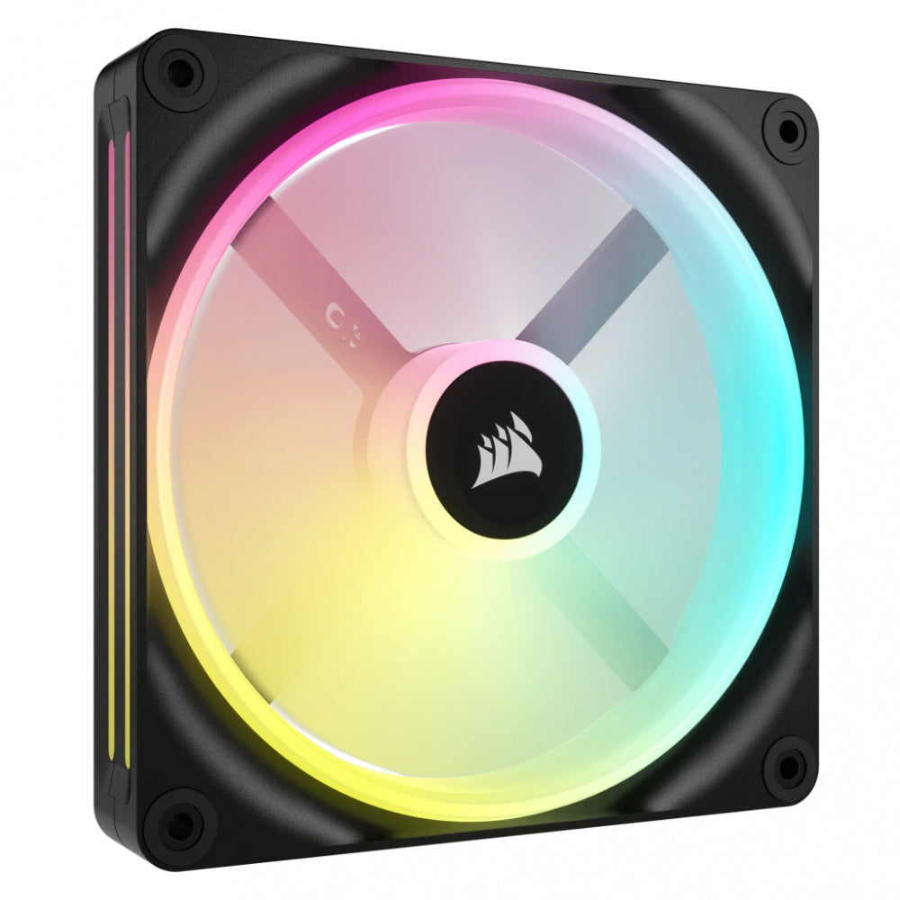 Kit De 2 Ventiladores Corsair iCUE LINK QX140 RGB - 140mm - 2000RPM - Negro