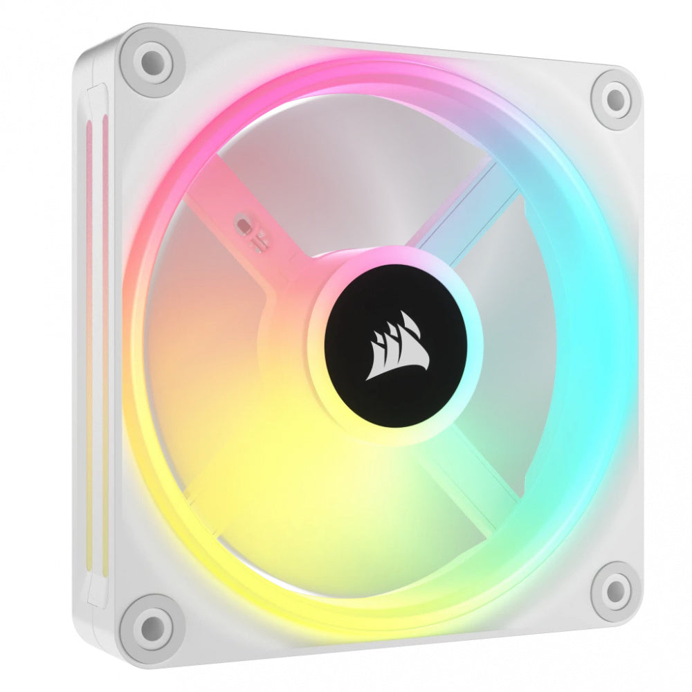 Kit de Ventiladores Corsair ICUE LINK QX120 RGB 3x120mm - Blanco