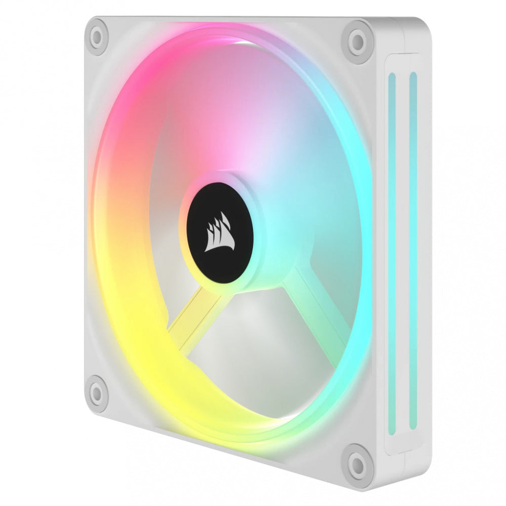 Kit De Ventiladores Corsair iCUE LINK QX140 RGB 2x140mm - Blanco