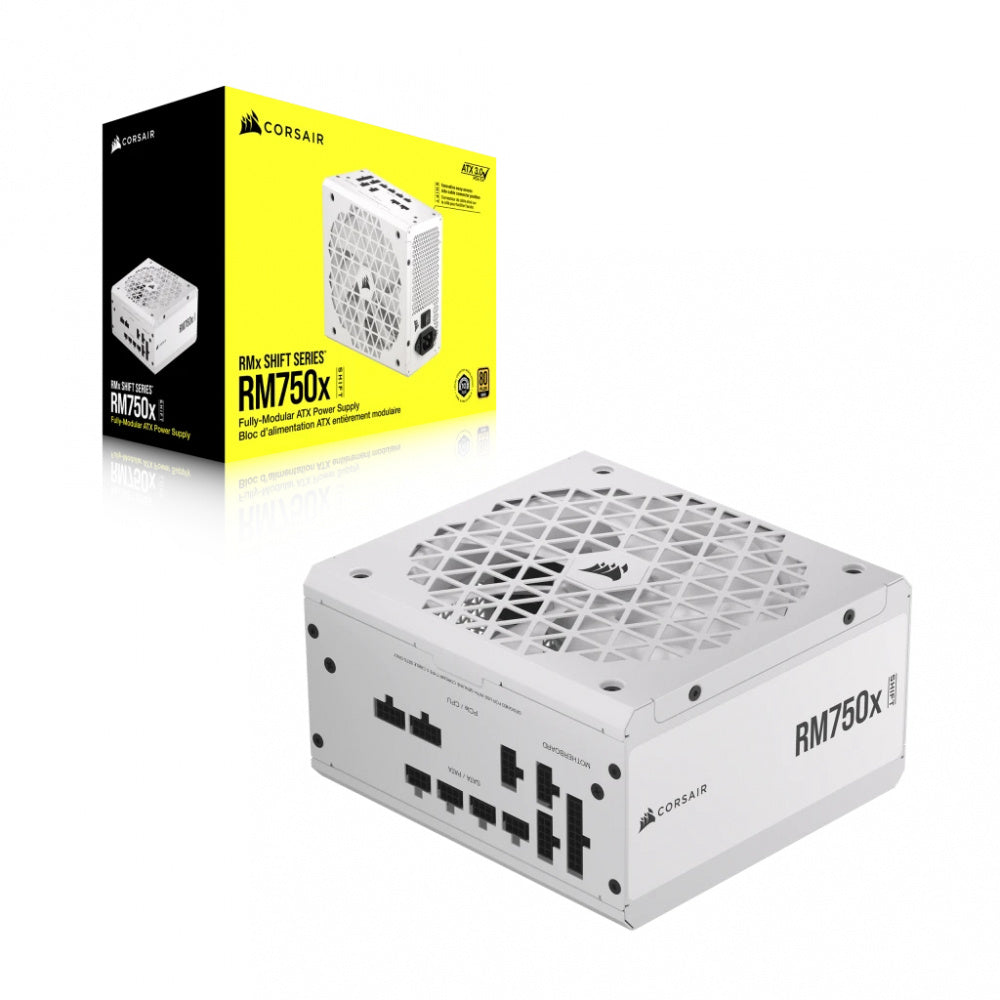 Fuente De Poder Corsair RM750x White SHIFT 750W 80 PLUS Gold