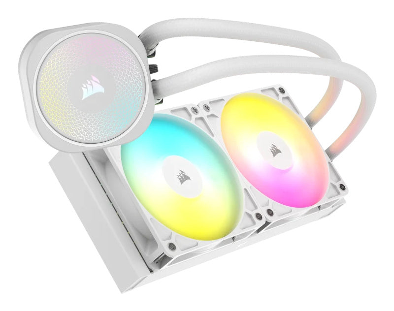 Enfriamiento Liquido Corsair Nautilus 240 Rs Argb Para Cpu - 240mm - Blanco