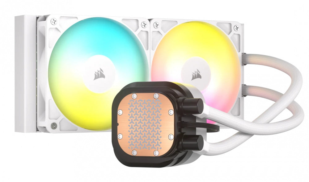 Enfriamiento Liquido Corsair Nautilus 240 Rs Argb Para Cpu - 240mm - Blanco