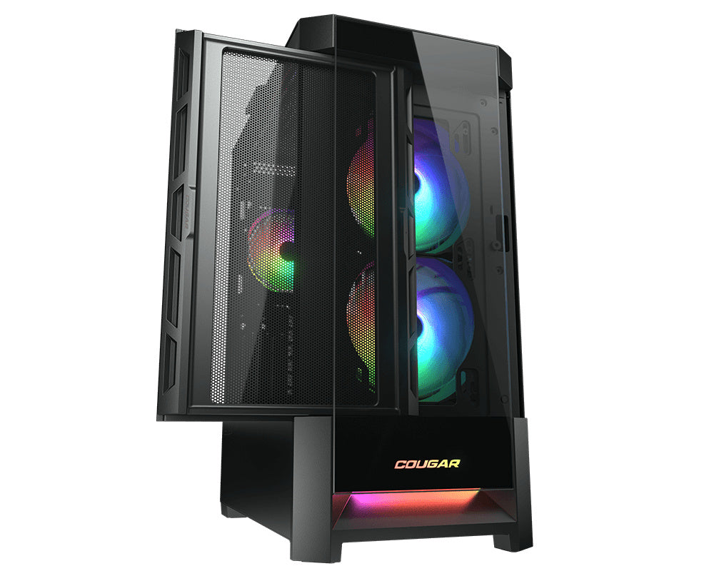 Gabinete Cougar Duoface RGB - E-ATX - Negro