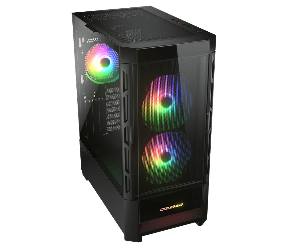 Gabinete Cougar Duoface RGB - E-ATX - Negro