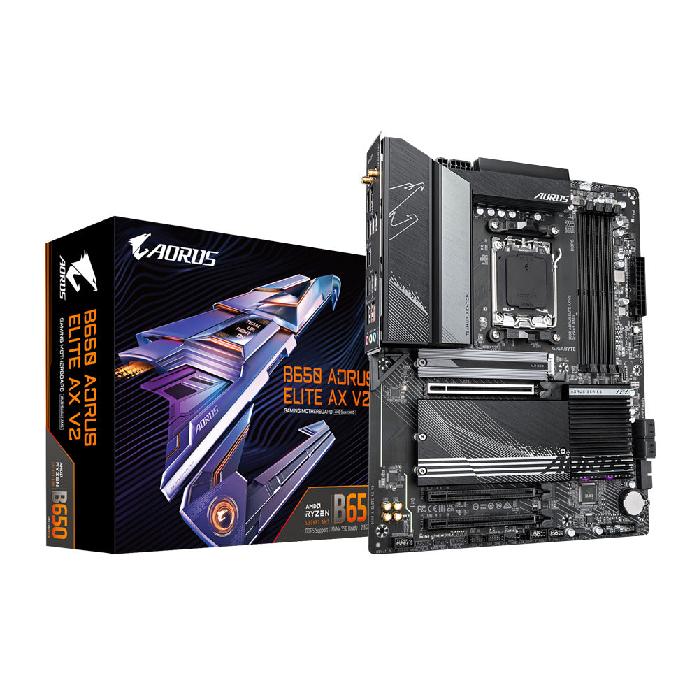 Tarjeta Madre AORUS B650 A Elite AX V2 | S-AM5 | ATX | Compatible con DDR5