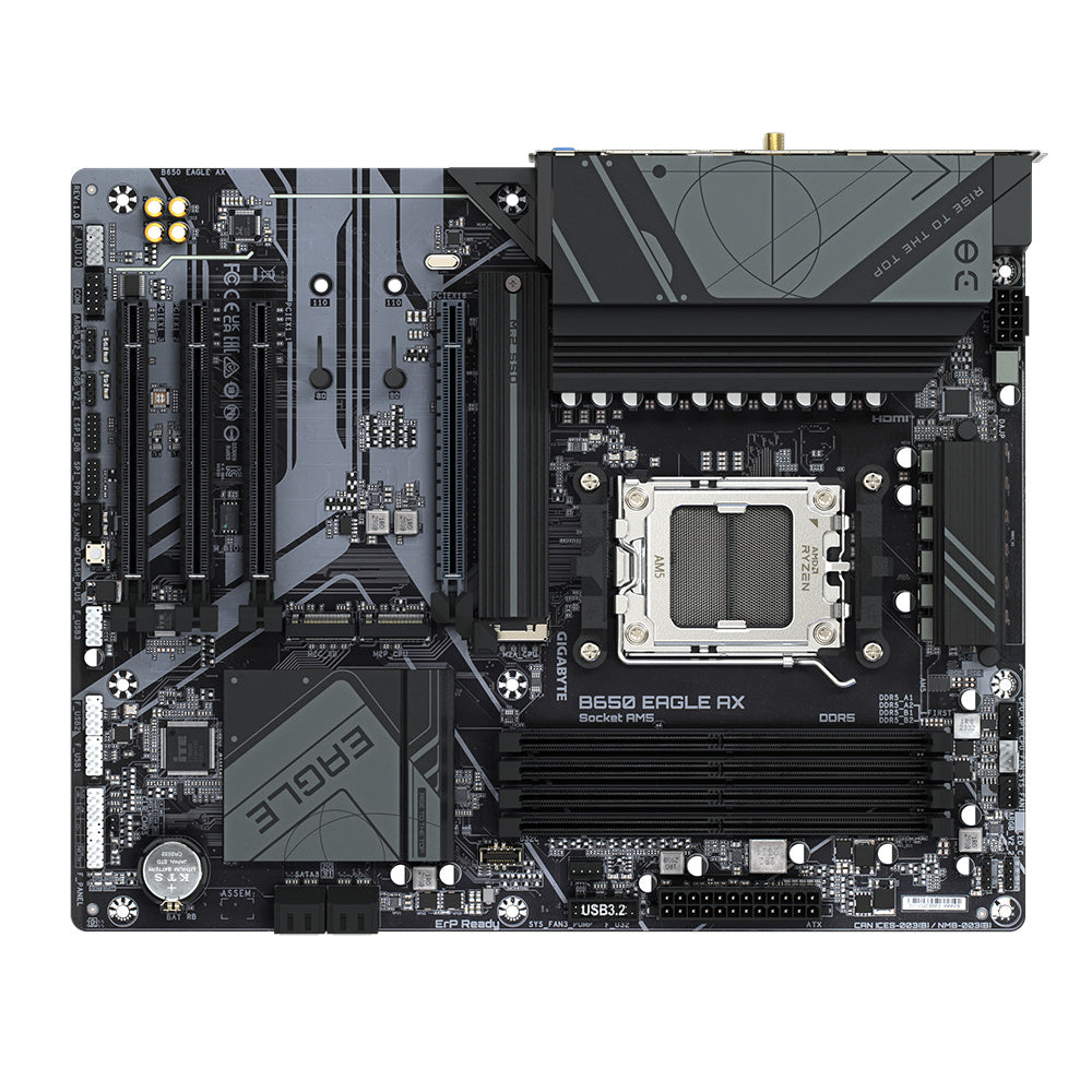 Tarjeta Madre Gigabyte B650 EAGLE AX - S-AM5 - ATX 7600Mhz - 192GB - Compatible con DDR5