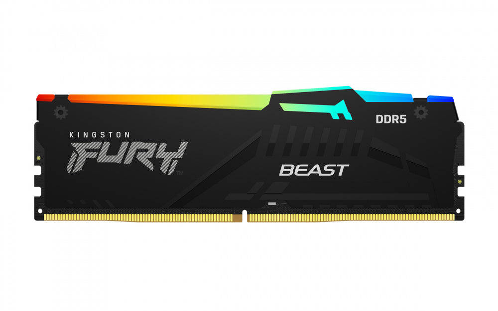 Memoria RAM DIMM Kingston Fury Beast RGB XMP 32GB | DDR5 6000Mhz
