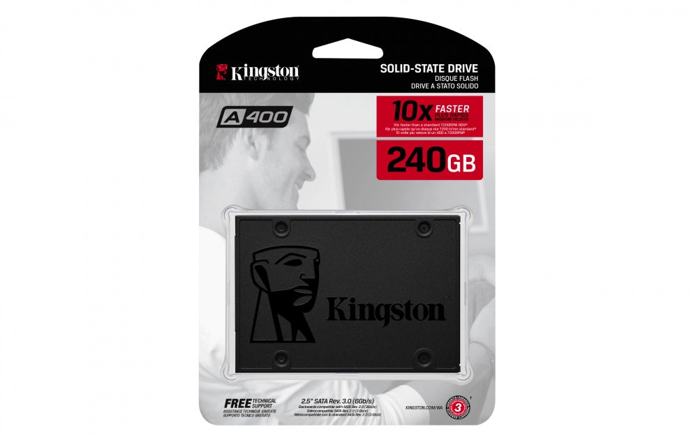 Unidad De Estado Sólido 2.5" Kingston A400 240GB SATA