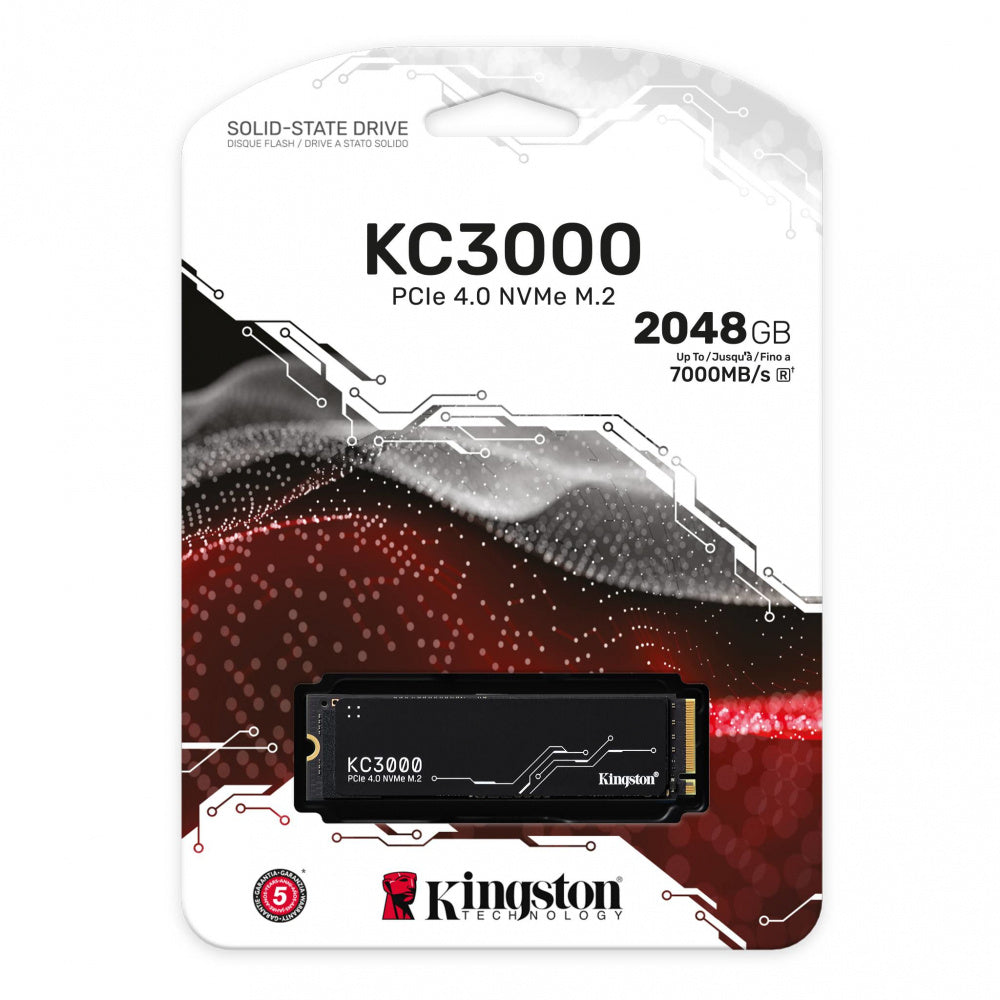 Unidad De Estado Sólido M.2 Kingston KC3000 2TB PCIe 4.0