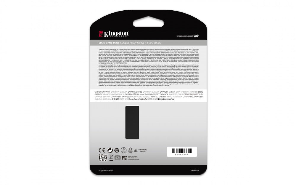 Unidad De Estado Sólido 2.5" Kingston KC600 - 256GB