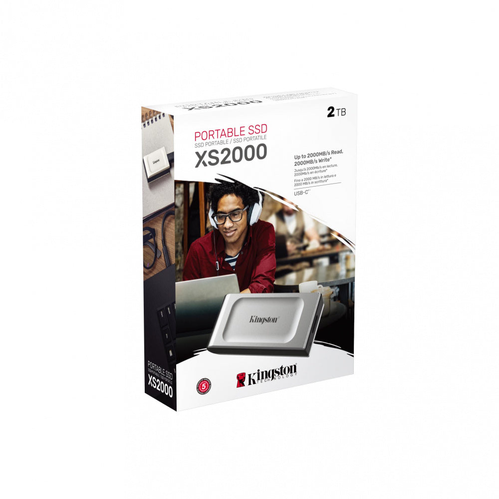 Unidad De Estado Sólido Externo Kingston XS2000-2TB-USB-C