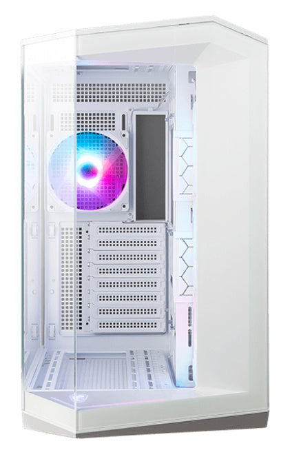 Gabinete MSI MAG PANO 100R PZ Argb - Atx - Incluye 4 Ventiladores - Blanco