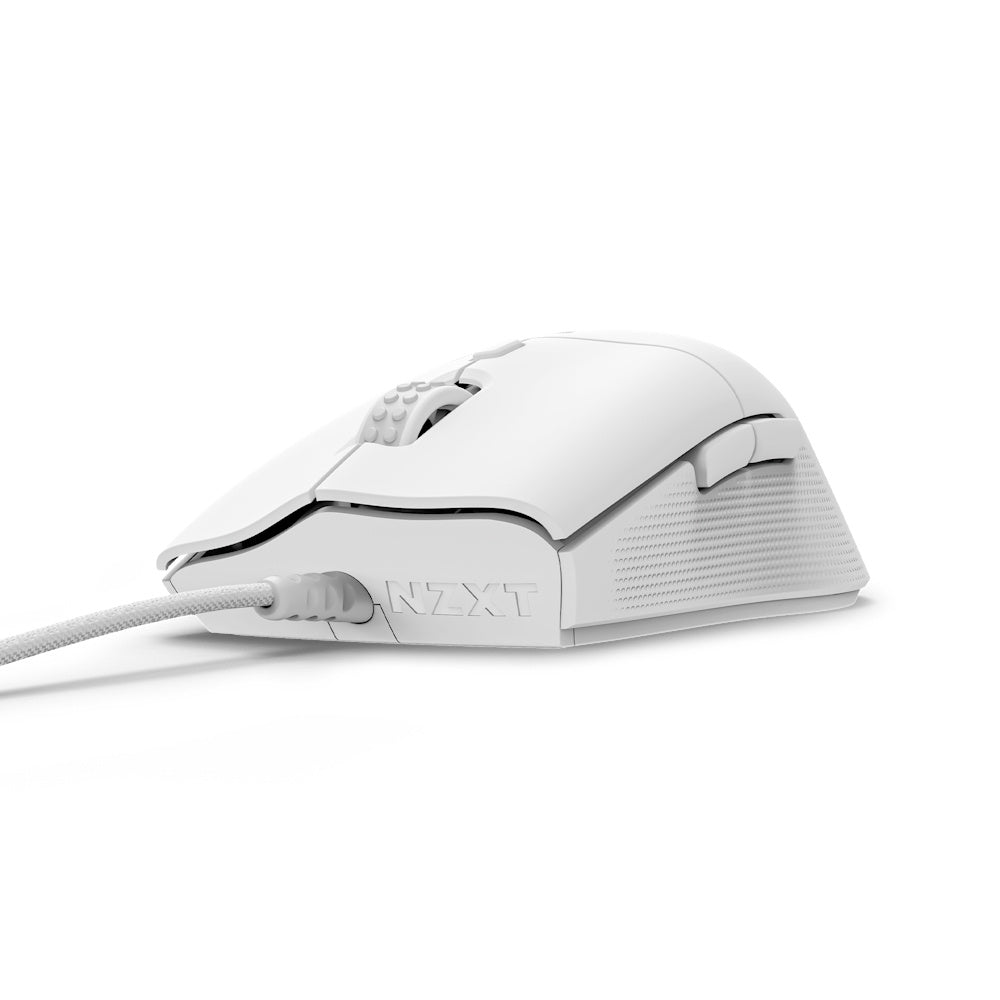 Mouse Gamer NZXT Lift 2 Ergo - Alámbrico - Blanco