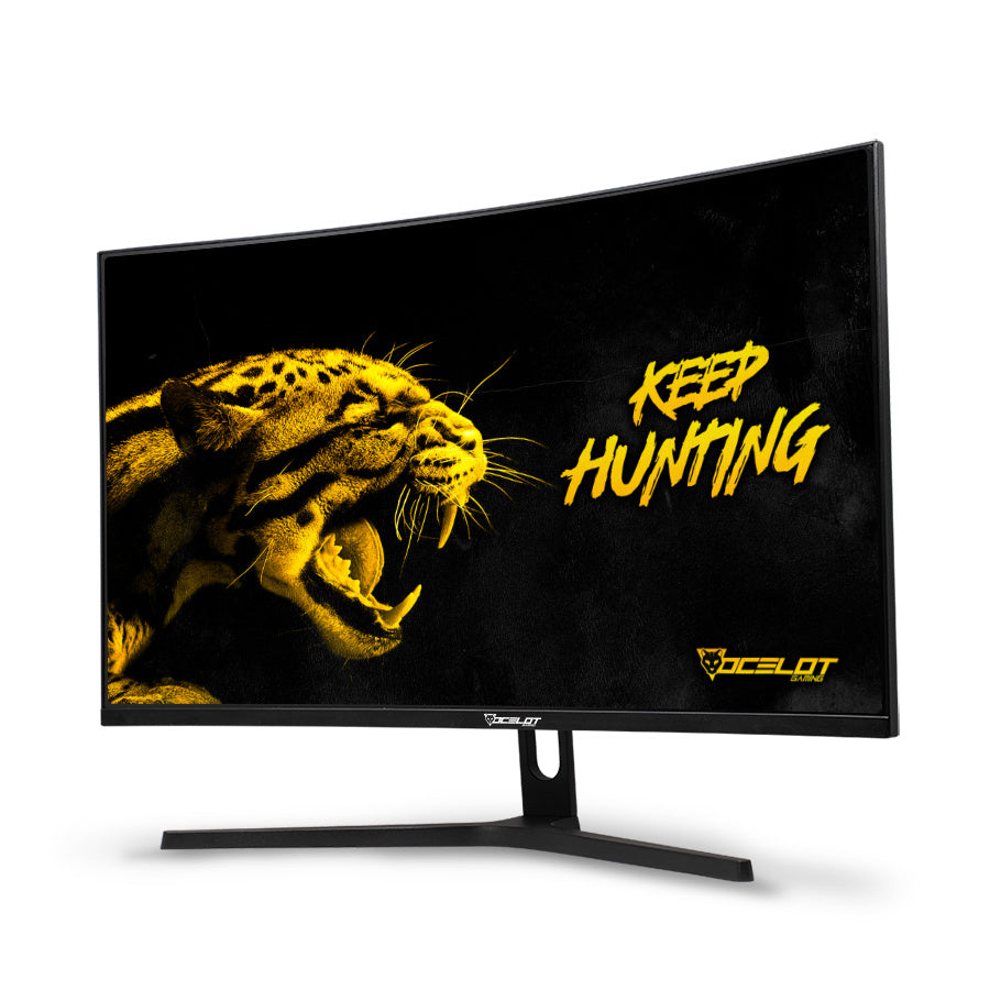 Monitor Curvo Gamer Ocelot OM-C27 27" - Resolución 1920x1080 Full HD - 240Hz - Panel VA 1ms
