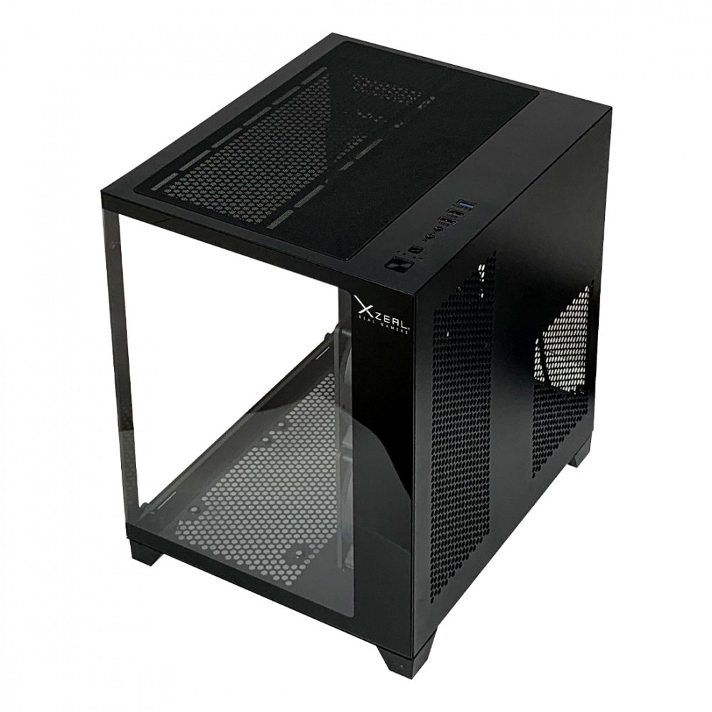 Gabinete XZEAL Panzer II Cubo CX12 Micro ATX Negro