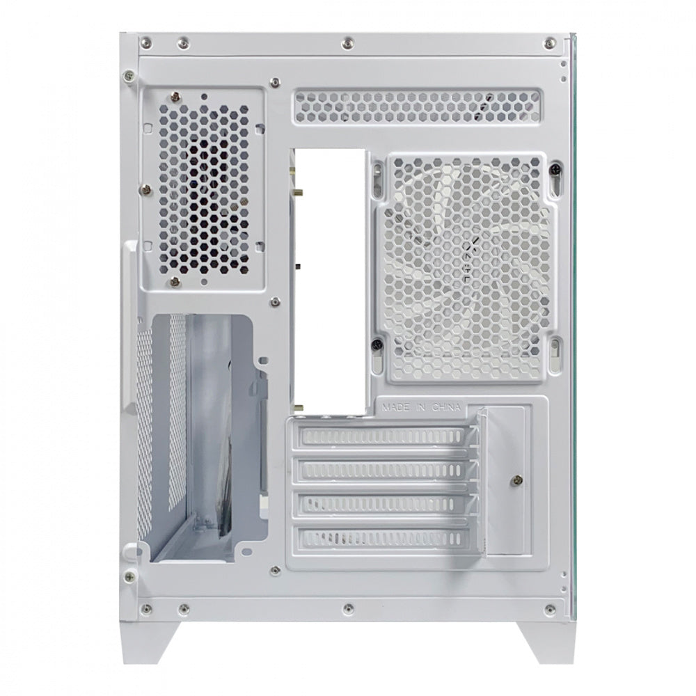 Gabinete Xzeal Panzer II Cubo CX12 - Micro ATX - Blanco