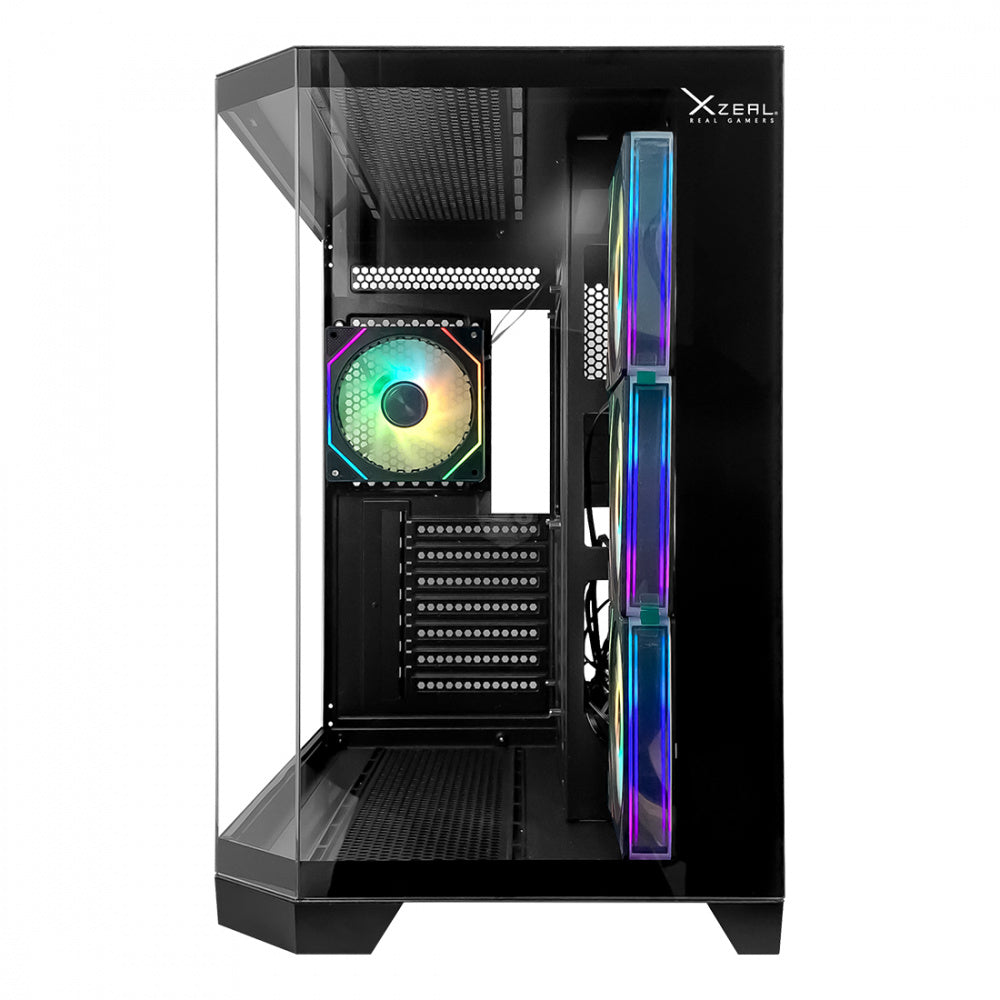 Gabinete Xzeal X-Tron - Micro Atx - Negro