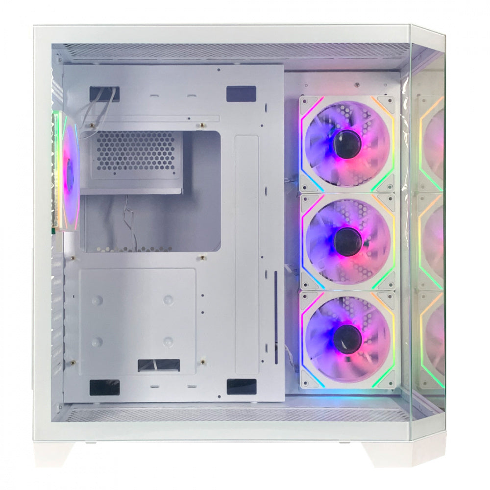Gabinete Xzeal X-Tron - Micro ATX - Blanco
