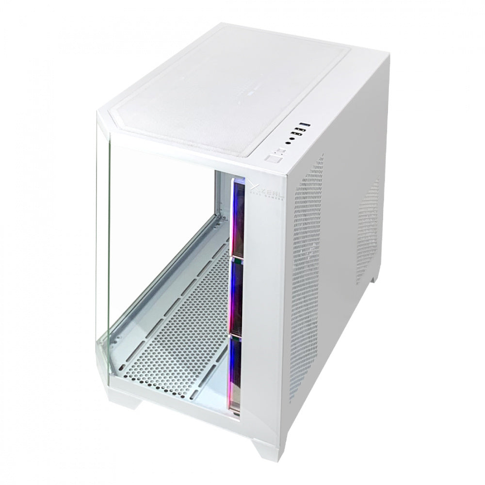 Gabinete Xzeal X-Tron - Micro ATX - Blanco