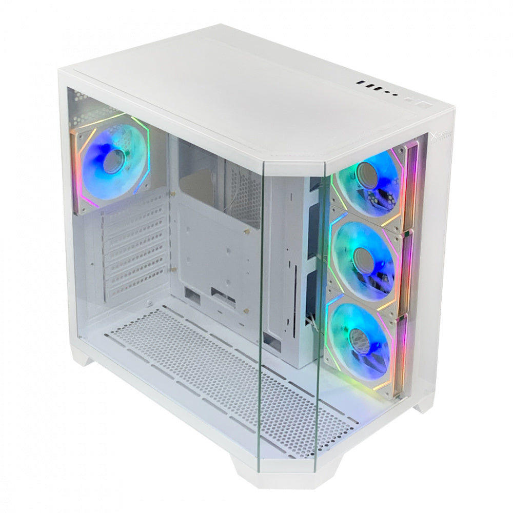 Gabinete Xzeal X-Tron - Micro ATX - Blanco