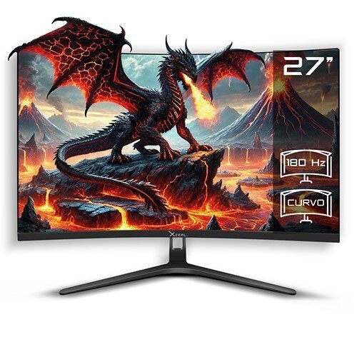 Monitor Gamer Curvo Stylos XZ4010-2 LCD 27" 1920x1080 Full HD 180Hz