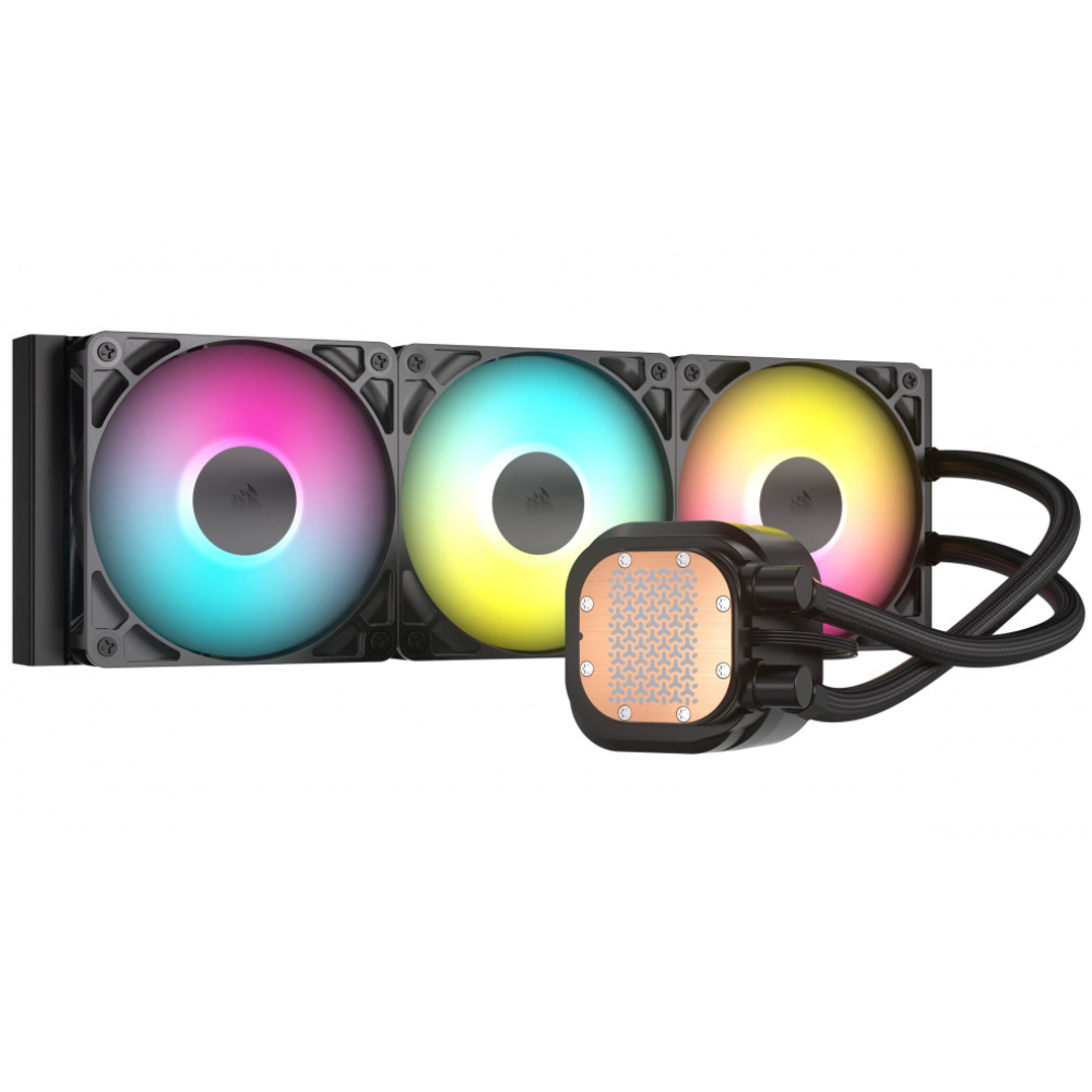 Enfriamiento líquido Corsair Nautilus 360 RS, ARGB, 3X120mm, Negro