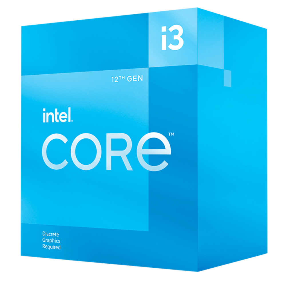 Procesador Intel Core i3-12100F Sin Graficos Integrados - LGA 1700- 4.30GHz- 4 Nucleos- Incluye Disipador