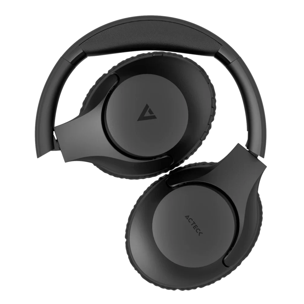 Audífonos Acteck Inalámbricos Zion Plus HP645, Negro.