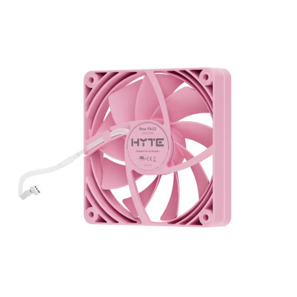 Kit de Ventiladores HYTE FA12 | 120mm | Strawberry Milk, Rosa