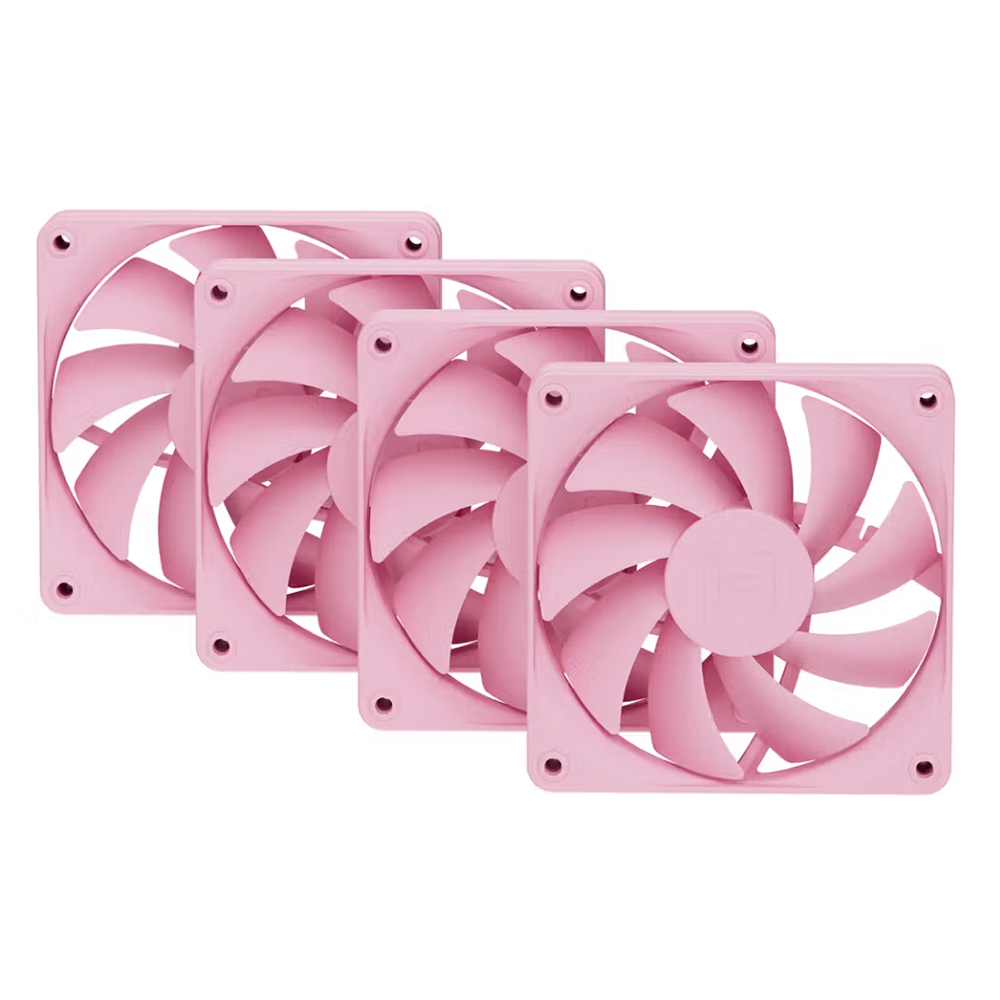 Kit de Ventiladores Hyte FA12, 4x120mm, Rosa