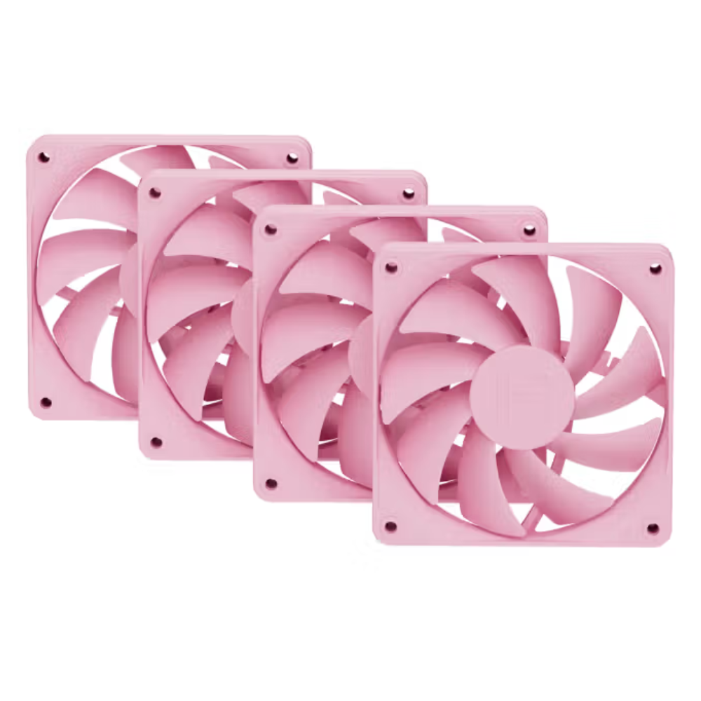 Kit de Ventiladores HYTE FA12 | 120mm | Strawberry Milk, Rosa