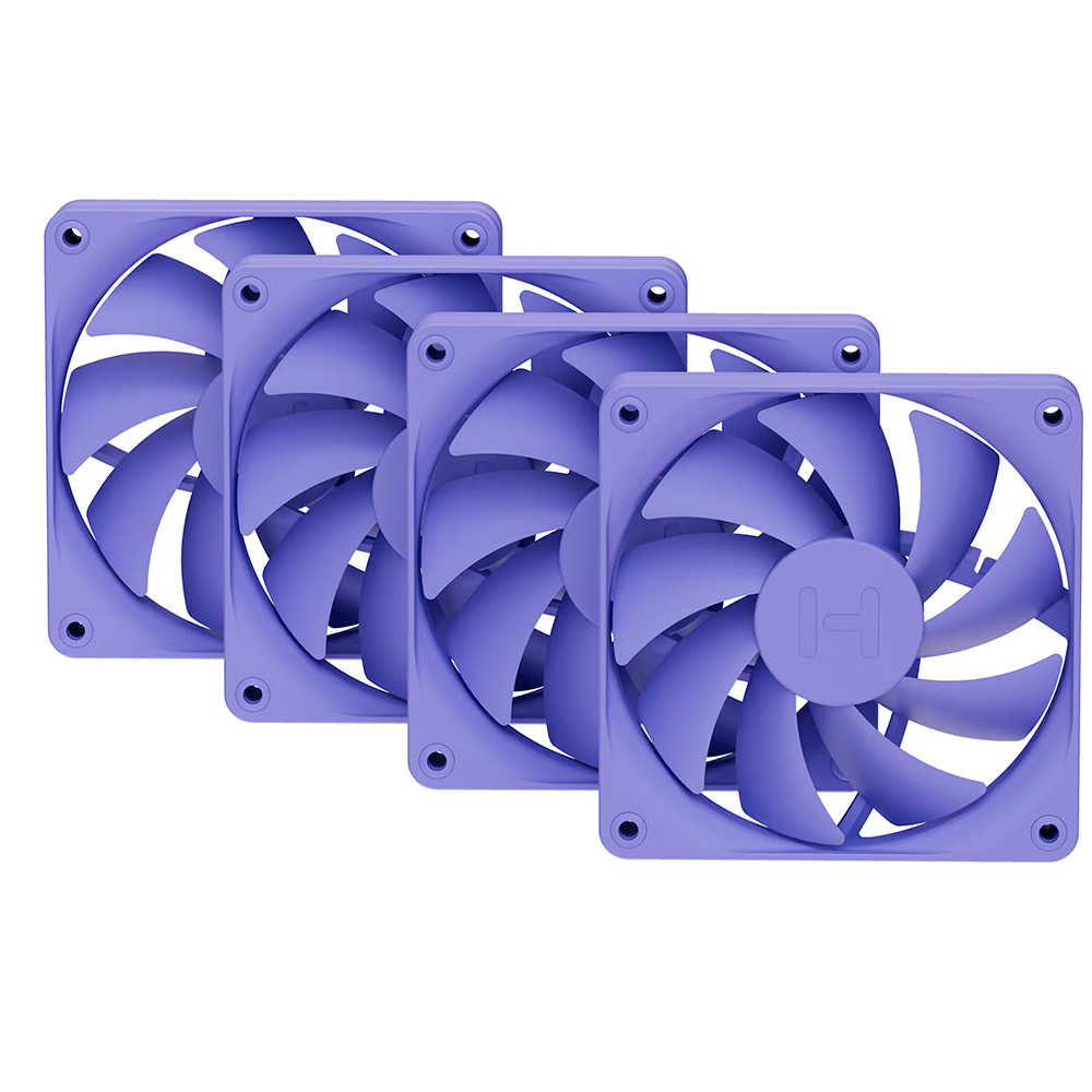 Kit de Ventiladores Hyte FA12 | 120mm | Taro Milk/Lila