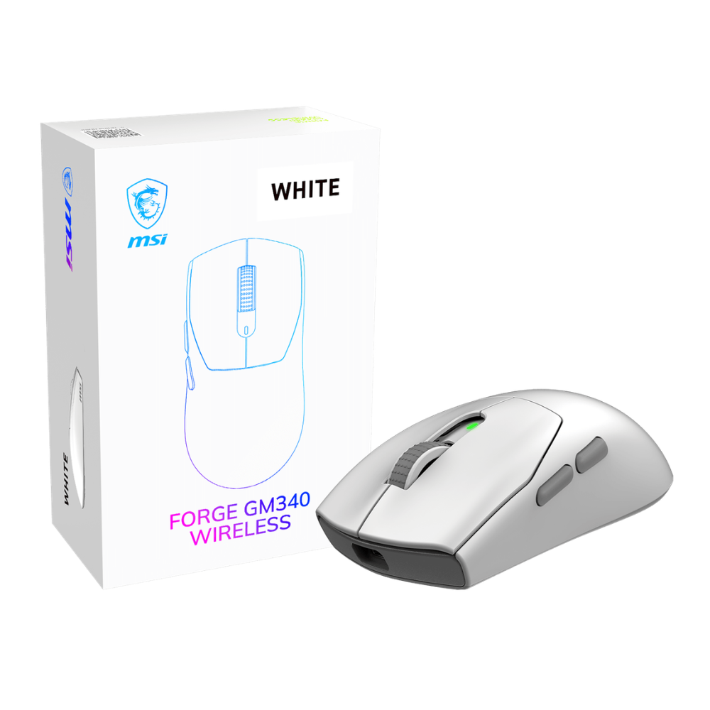 Mouse MSI Forge GM340 W White Wireless