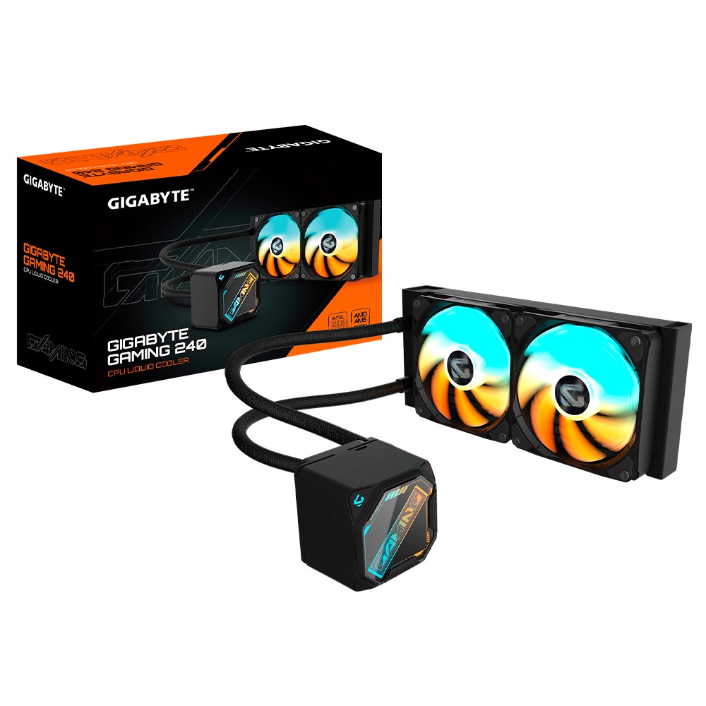Enfriamiento liquido Gigabyte Gme 240 | Argb | 240Mm | Negro