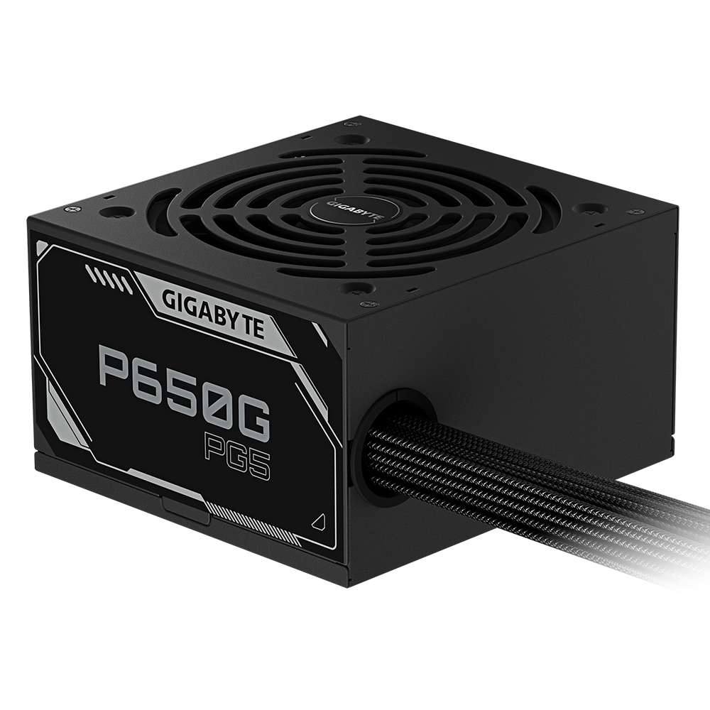 Fuente de Poder Gigabyte P650G | 80 PLUS Gold, ATX, 24-pin ATX, 120mm, 650W