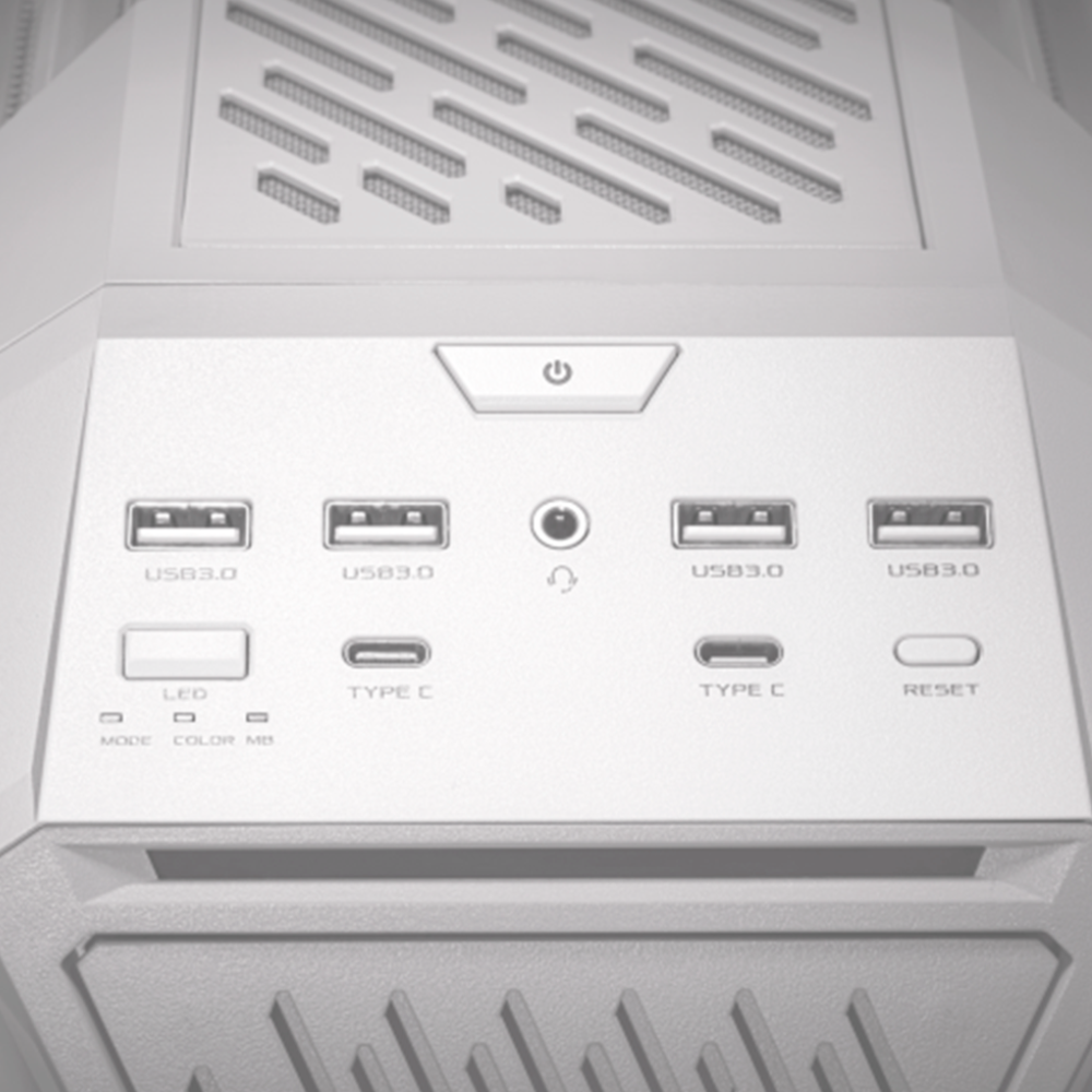 Gabinete Asus GR701 Rog Hyperon Blanco