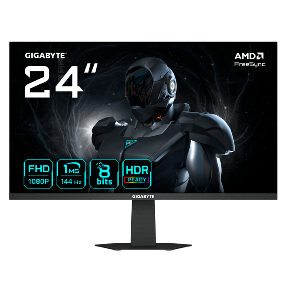Monitor Led Gigabyte 23.8" Gaming, 1920x1080 Fhd, Plano, 144hz.