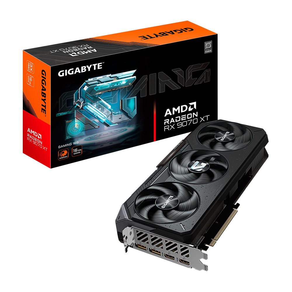 Tarjeta De Video Gigabyte AMD Radeon RX 9070 XT GAMING OC, 16GB GDDR6.