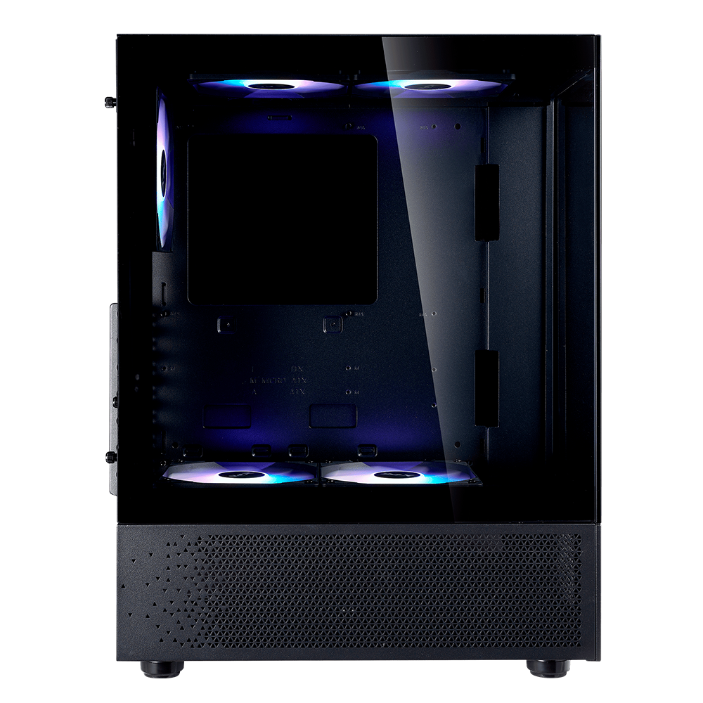 Gabinete XPG Invaderx Mini, ATX/Micro-ATX, Incluye 5 Ventiladores, Negro