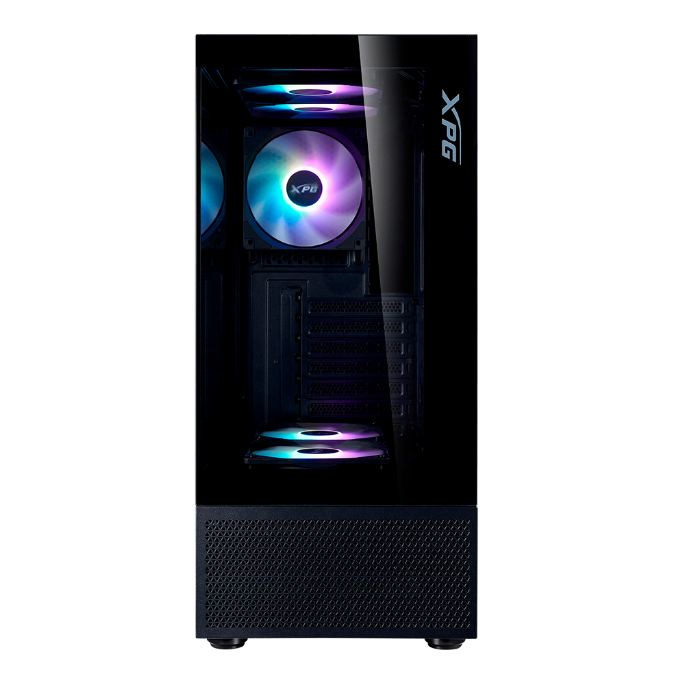 Gabinete XPG Invaderx Mini, ATX/Micro-ATX, Incluye 5 Ventiladores, Negro