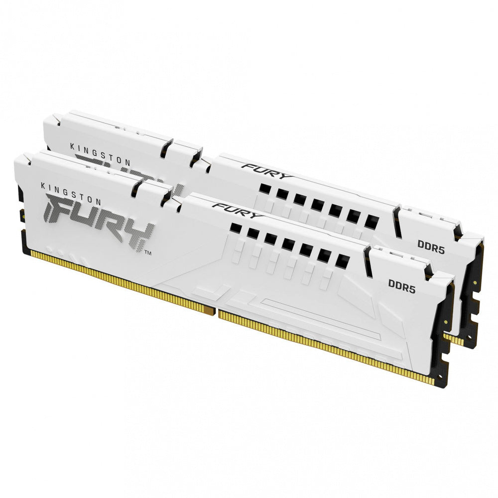Memoria RAM Kingston Fury Beast Blanco XMP, 64GB (2X8GB), DDR5, 5200MT/s