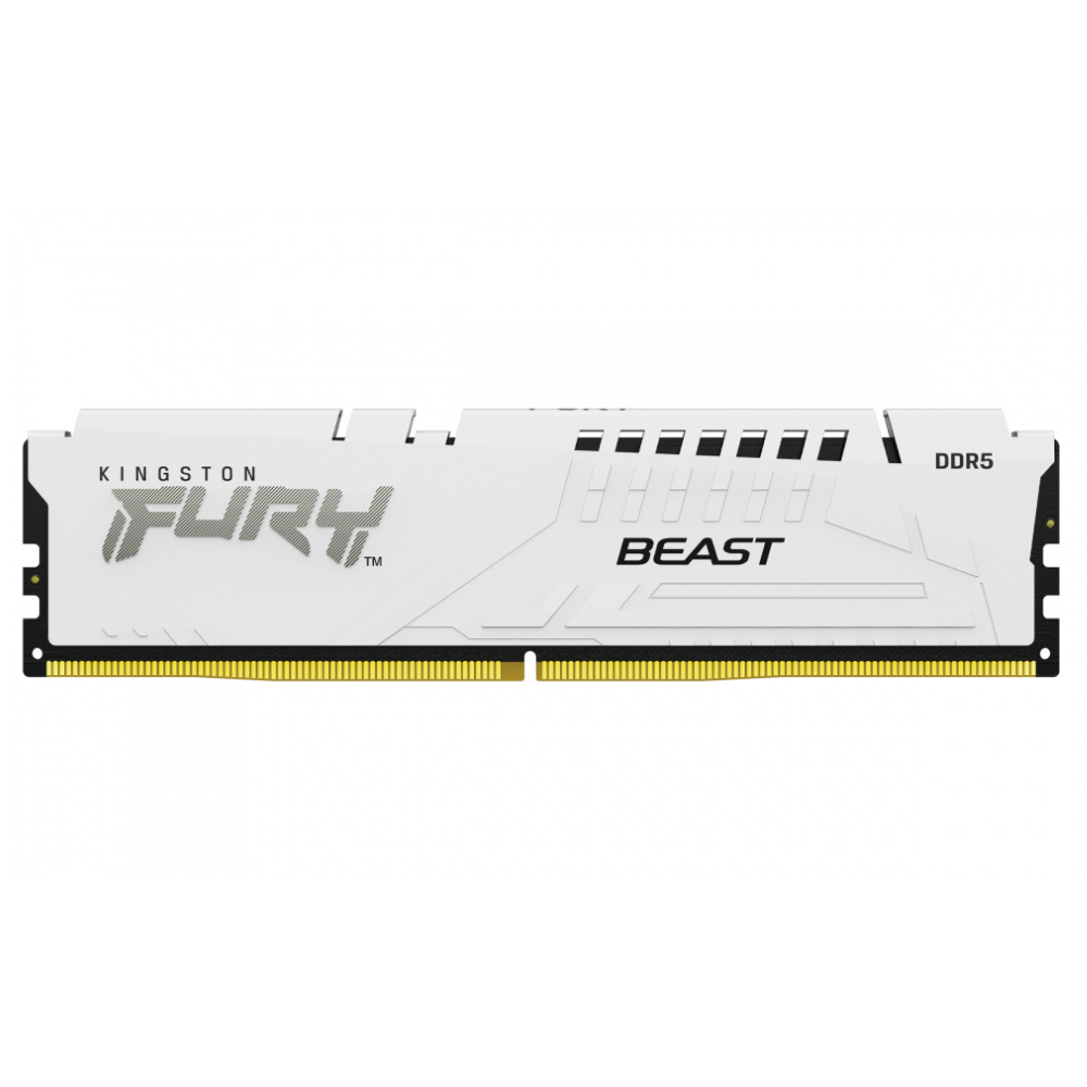 Memoria RAM Kingston Fury Beast Expo, 32GB,DDR5, 6000MT/s, Blanca
