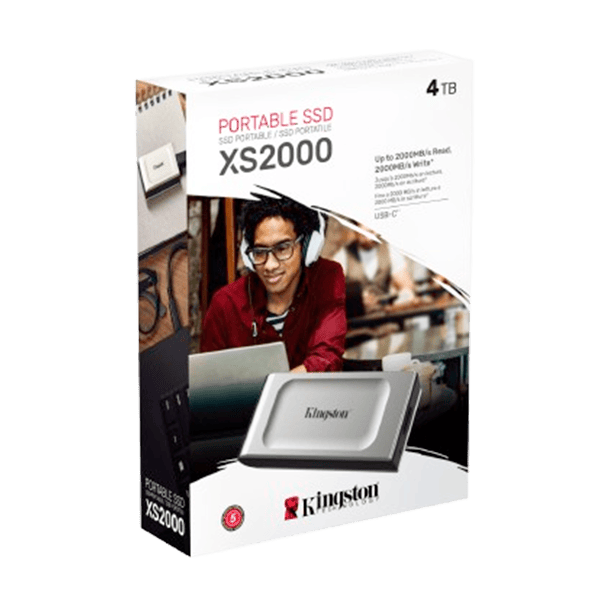 Unidad De Estado Sólido Externo Kingston XS2000 - 4TB - USB-C