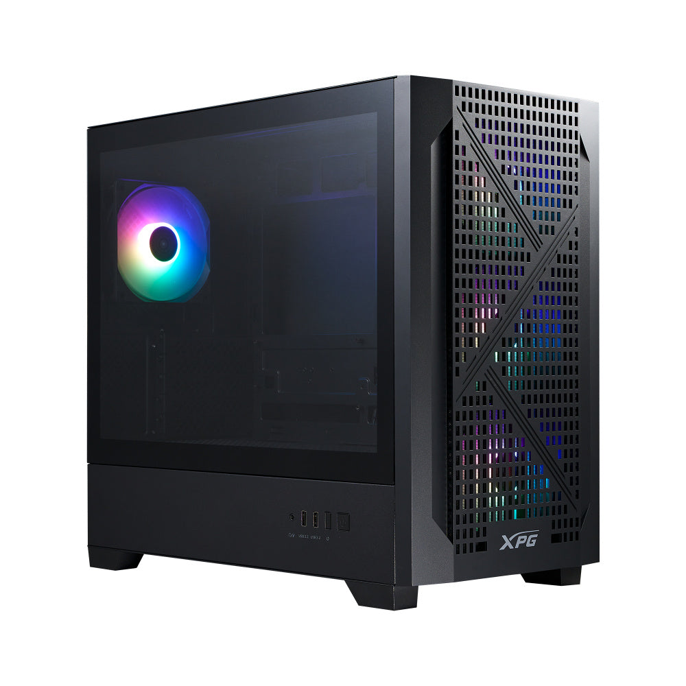 Gabinete XPG Lander300, Mid Tower ATX, Incluye 4 Ventiladores.
