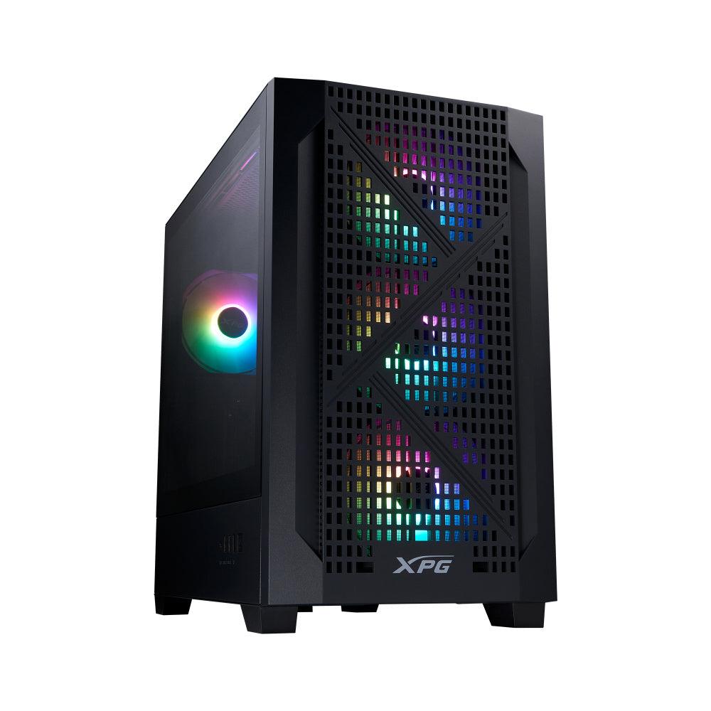 Gabinete XPG Lander300, Mid Tower ATX, Incluye 4 Ventiladores.