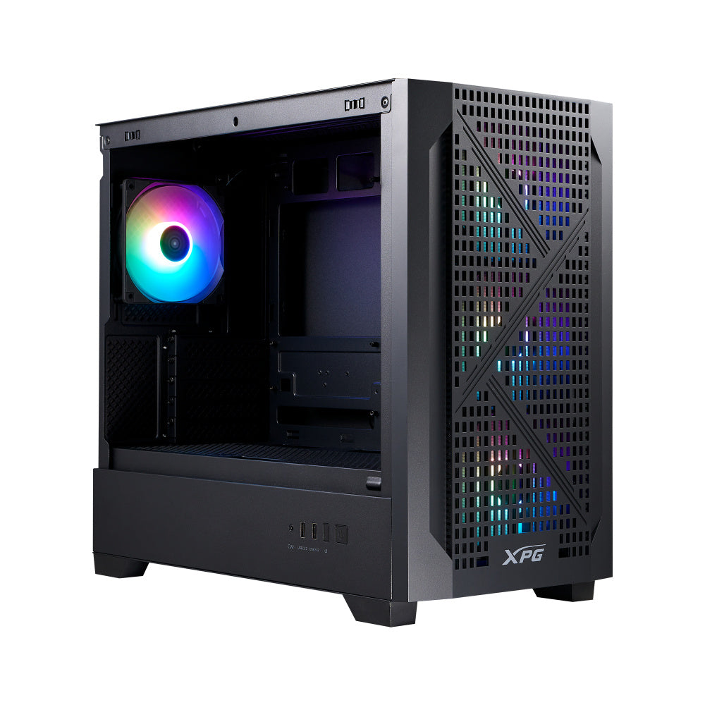 Gabinete XPG Lander300, Mid Tower ATX, Incluye 4 Ventiladores.