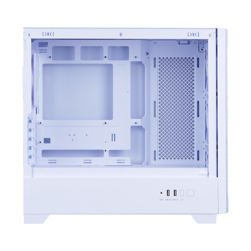 Gabinete XPG Lander 300, Micro-ATX/Mini-ITX, Incluye 4 Ventiladores, Blanco