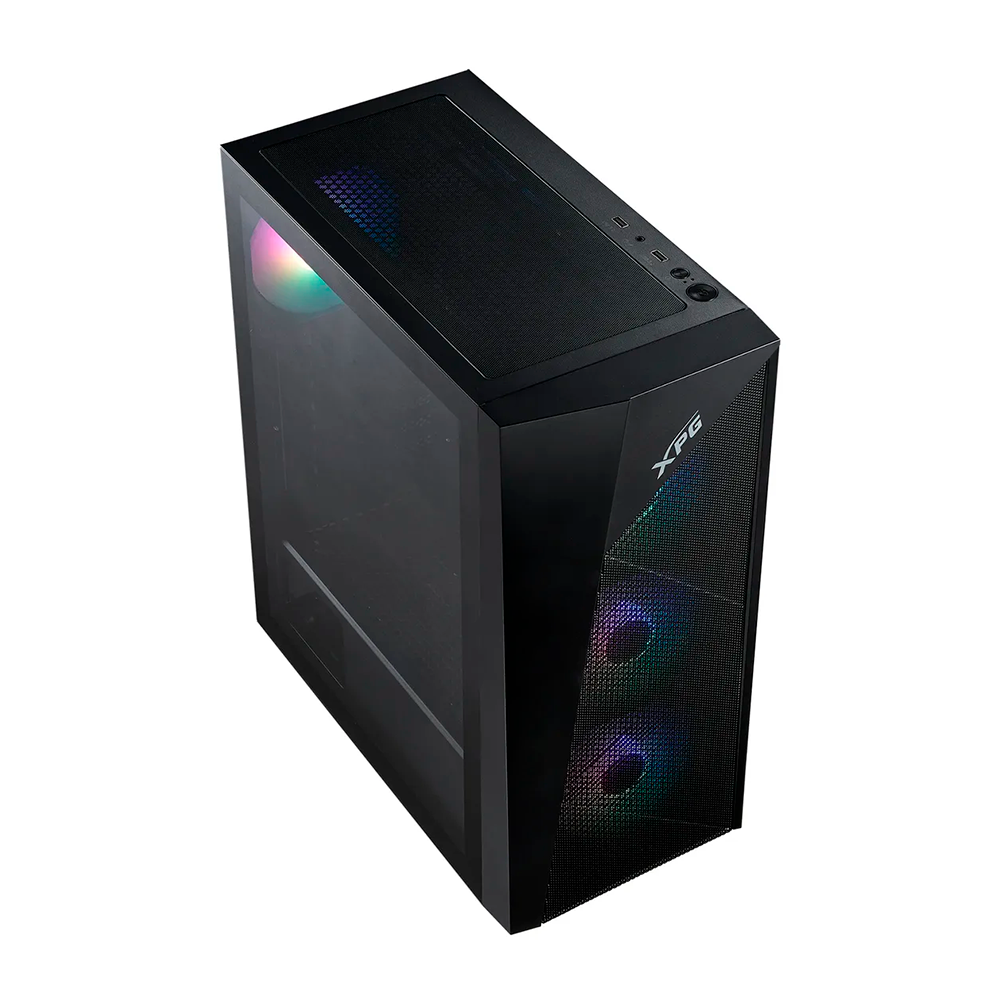 Gabinete XPG LANDER 500, ATX/Micro-ATX/Mini-ITX, Incluye 4 Ventiladores, Negro